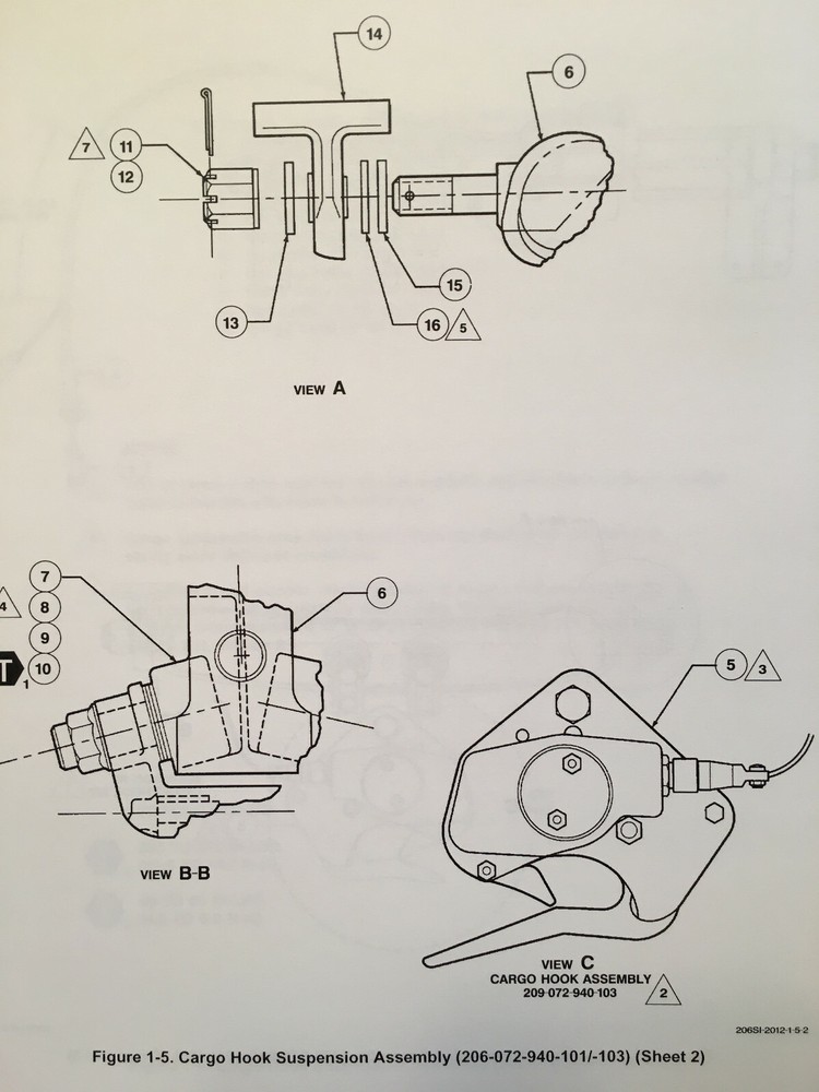 Bell 206L Cargo Hook Kits Service Instruction Manual