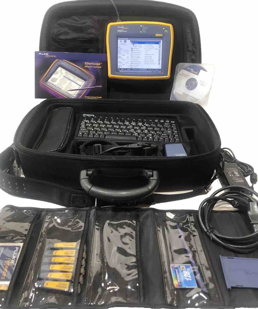 Fluke Networks EtherScope Series I Network Assistant w/ LAN WLAN & ITO Opts