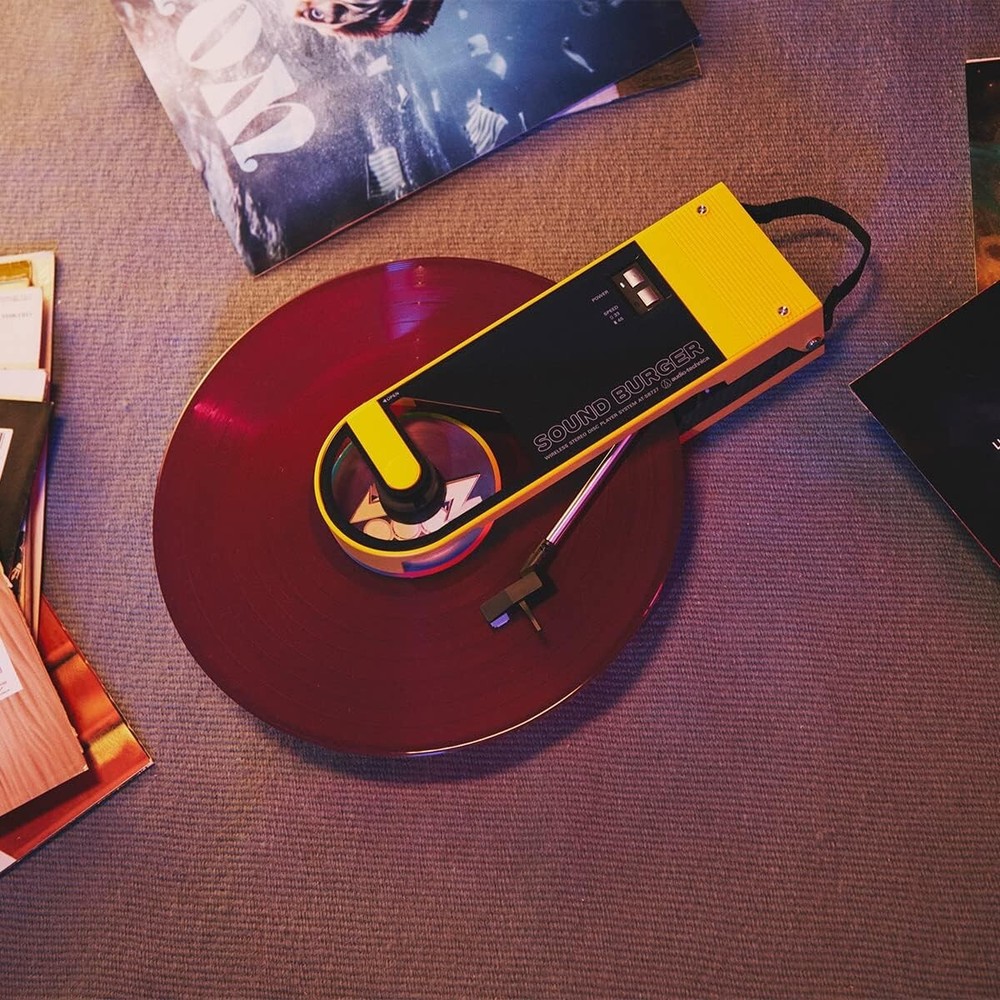 Audio Technica Sound Burger Portable Bluetooth Turntable (Yellow)