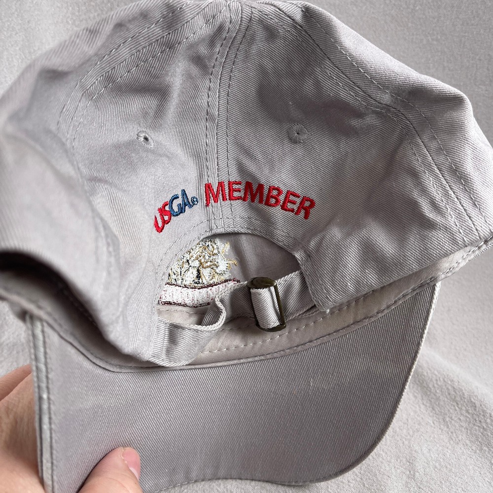 US Open Oakmont Hat Mens Gray Strapback Cap Golf USGA