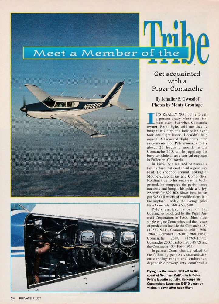 Piper Comanche Aircraft Report 11/22/2025c