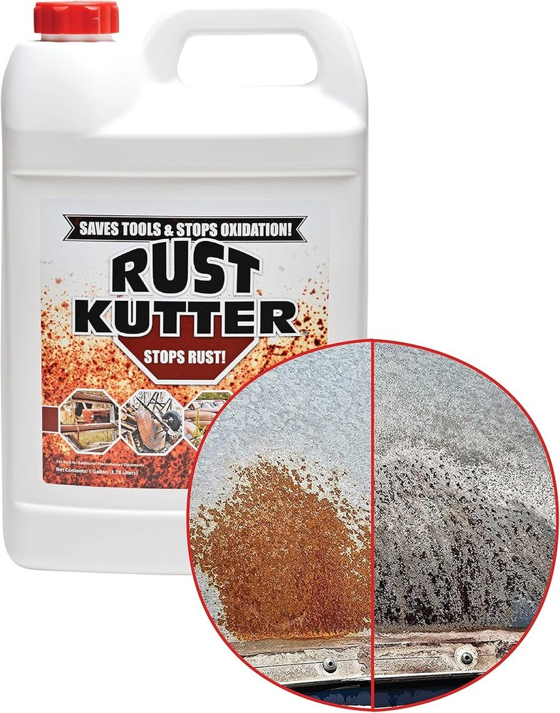 Rust Kutter- Stops Rust and Converts Rust Spots to Leave a Primed Surface Ready
