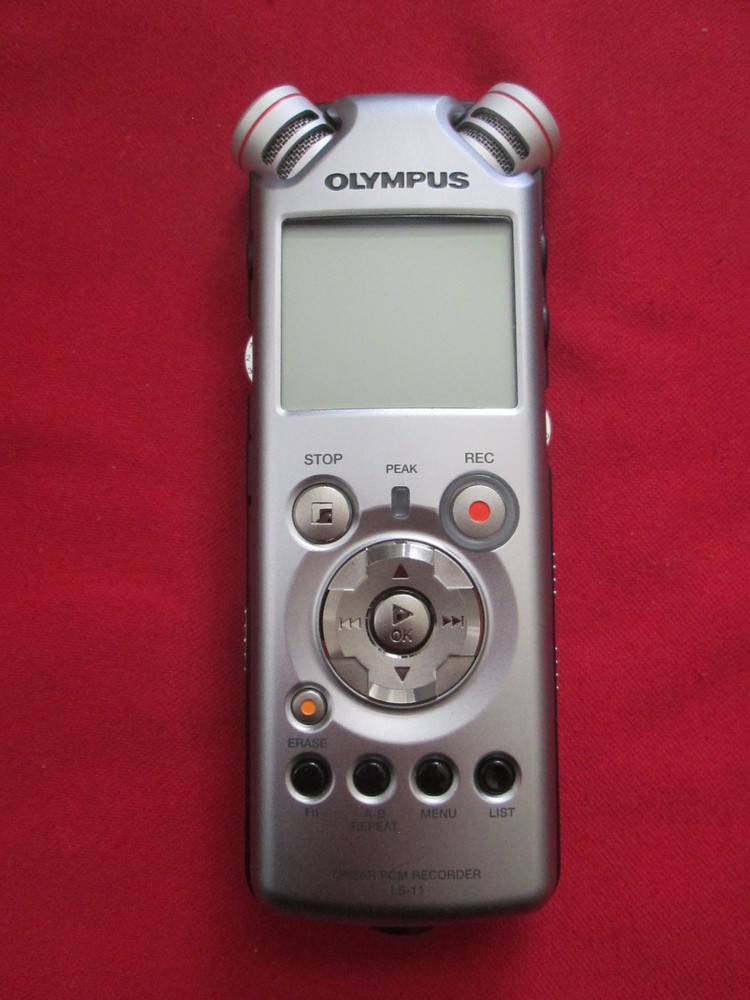 Olympus LS-11 Linear PCM Recorder TESTED w/ Original Box & Accessories