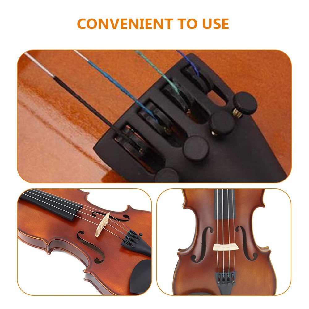 8Pcs Violin Strings Kit 4/4 String Replacements Universal Set Violin Accessory