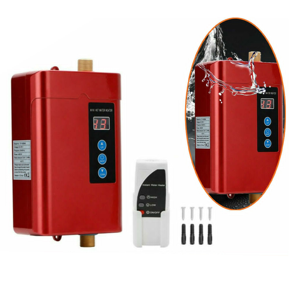 3000W Electric Under Counter Instant Hot Water HeaterMini Tankless Water Heater