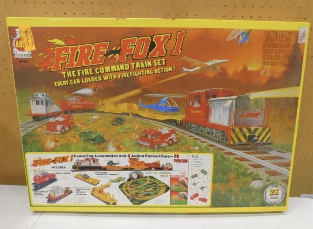 Vintage AHM Fire Fox 1 Fire Command Train Set 10150 Factory Sealed