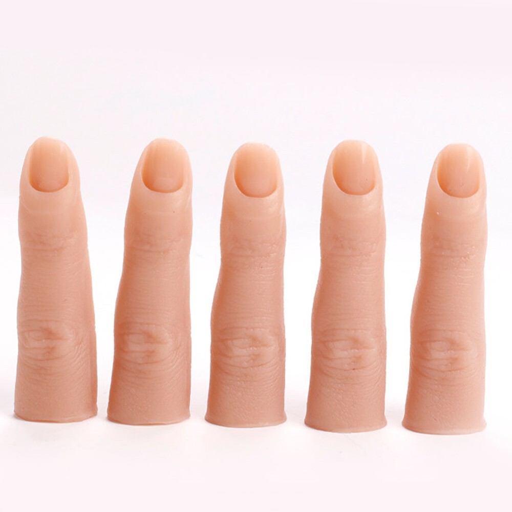 Prosthetic Finger Tips Realistic Silicone Hand Full Practice Tools Hands Fake