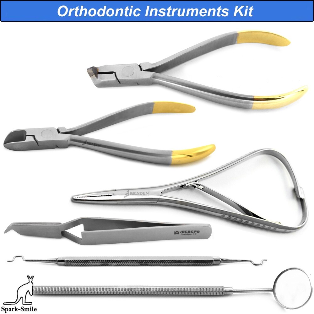 Orthodontic Instruments Kit Braces Wire Cutters Dental Needle Holder Instruments