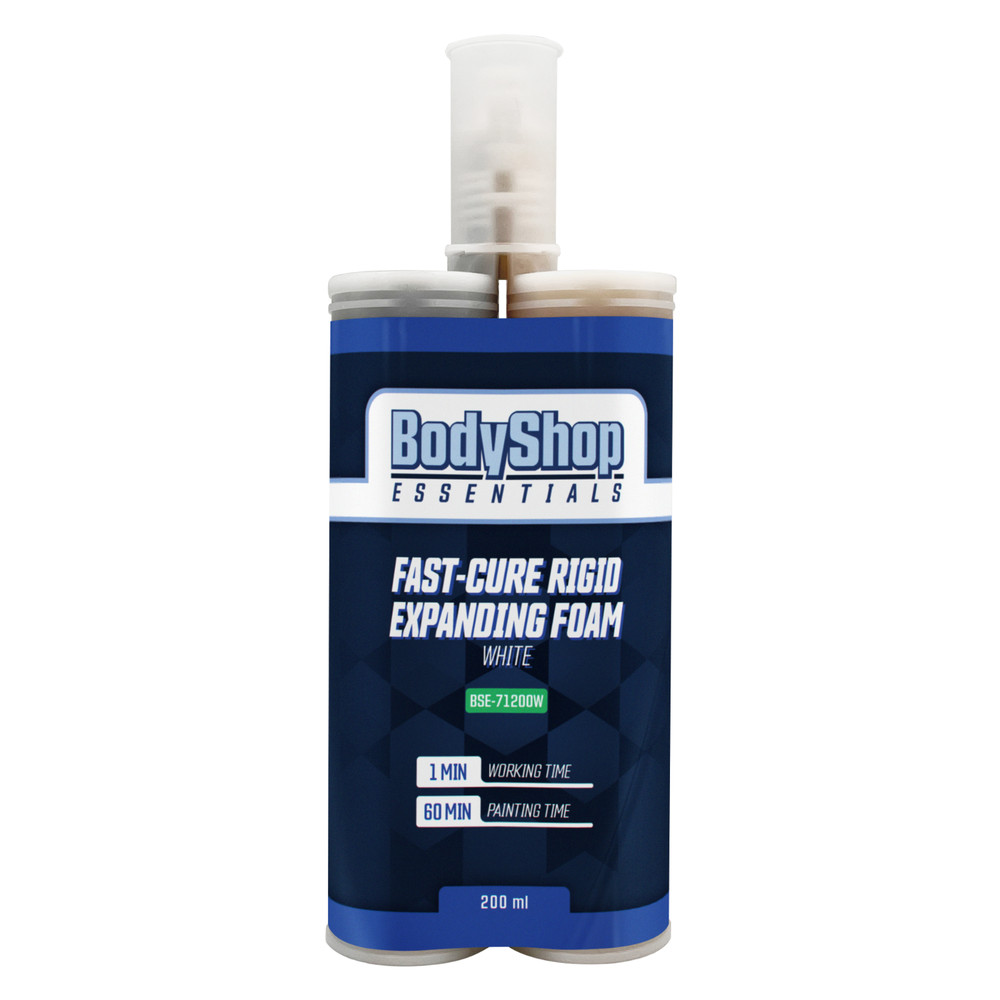 Polymix White Fast Rigid Foam Cartrdige 200ml and Two Mixing Application Tips