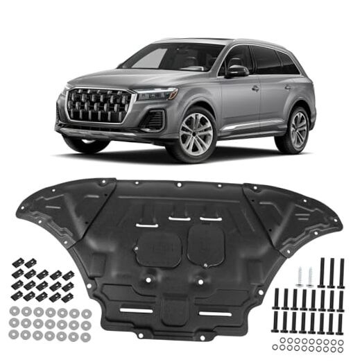 Engine Splash Shield Case Guard Compatible with Audi Q7 2017 2018 2019 2020