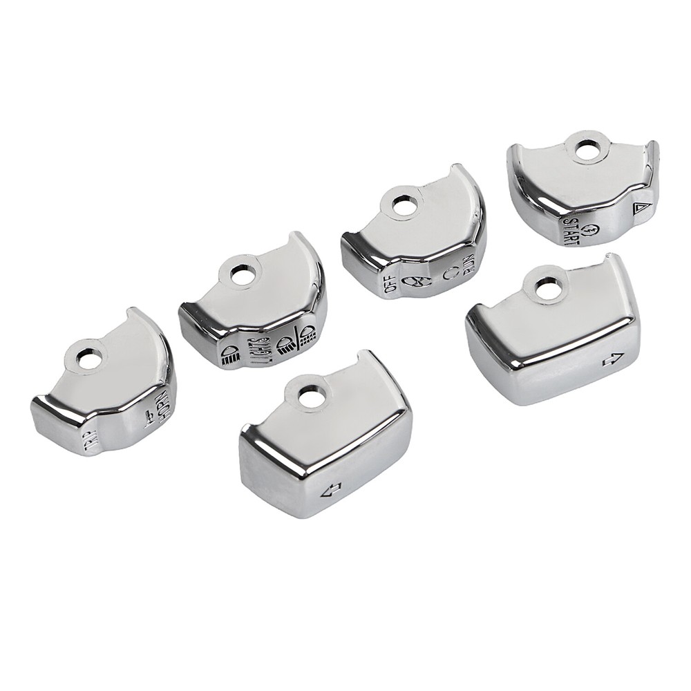 Hand Control Switch Cap Button Kit For Harley Dyna 12-17 Low Rider Fat Bob FXDF