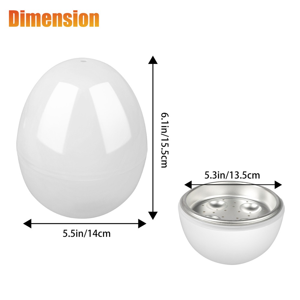 Safe Microwave Egg Boiler Cooker Ball Shape Steamer Kitchen Cook Tool Adjustable
