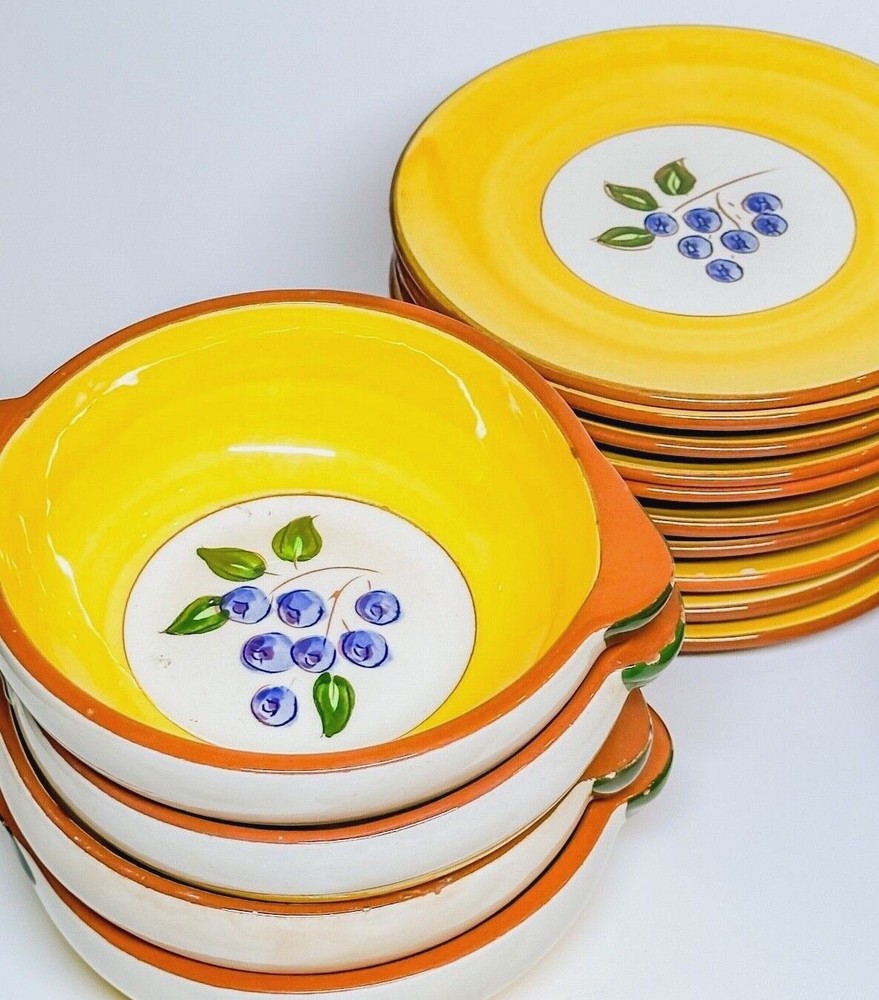 Vintage STANGL Pottery Blueberry Pattern - Assorted Pieces