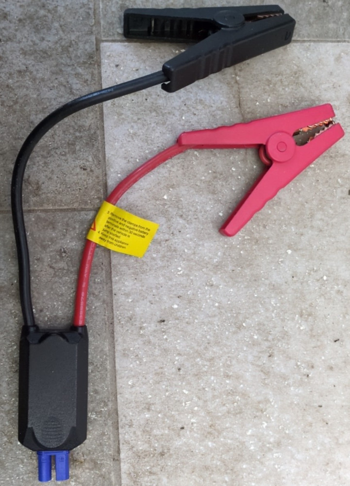 🔥 Smart Jumper Cable Clamps for Jump Starter