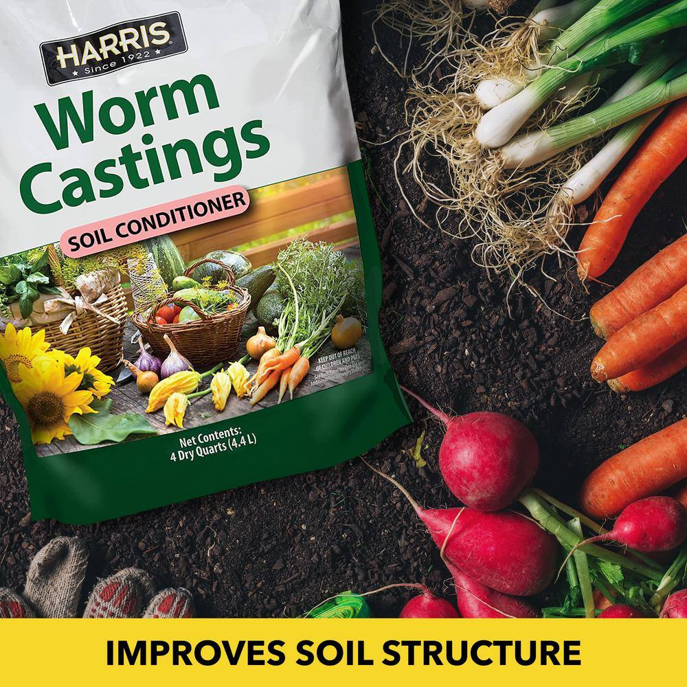 4 Qt. Worm Castings Premium Soil Conditioner (2-Pack)