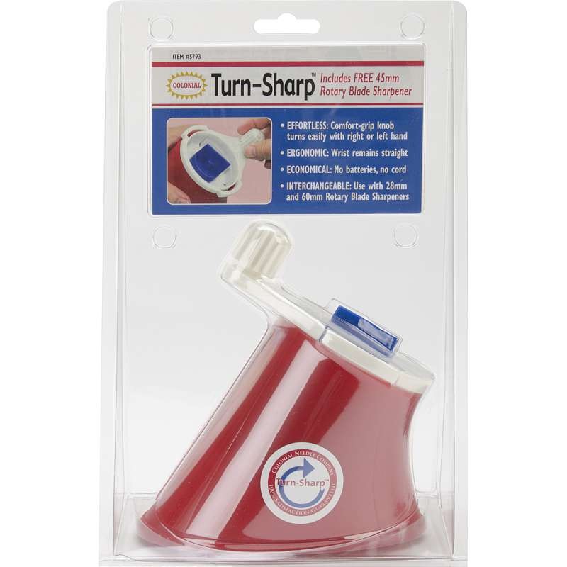 Turn-Sharp Rotary Blade Sharpener