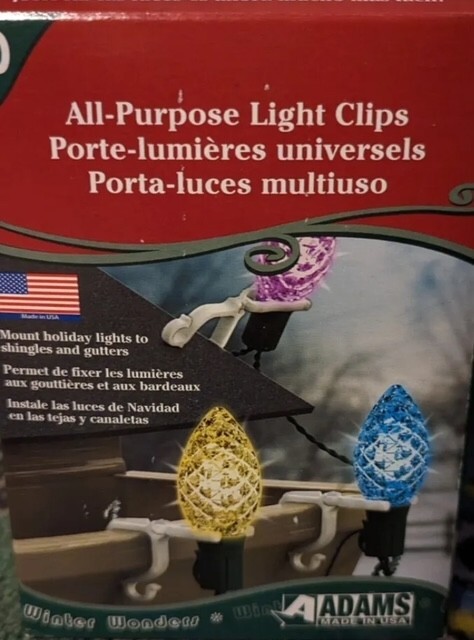 ADAMS All-Purpose Light Clips 50 shingle & Gutter