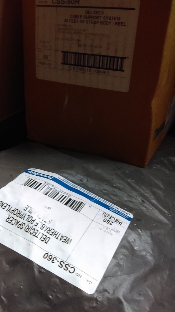 CSS-360 - Modular Stackable Spacer for Fiber and Coax Cable - 250  per bag