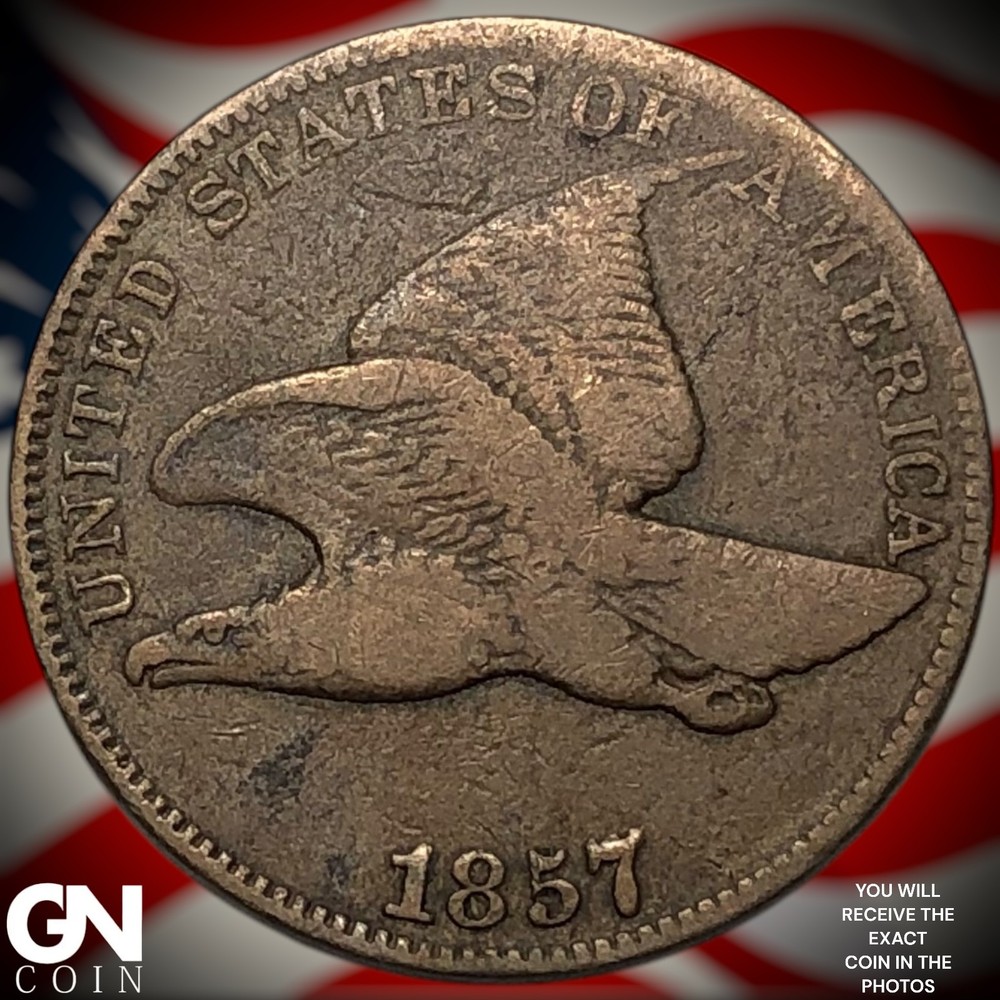 1857 Flying Eagle Cent Penny Z4870