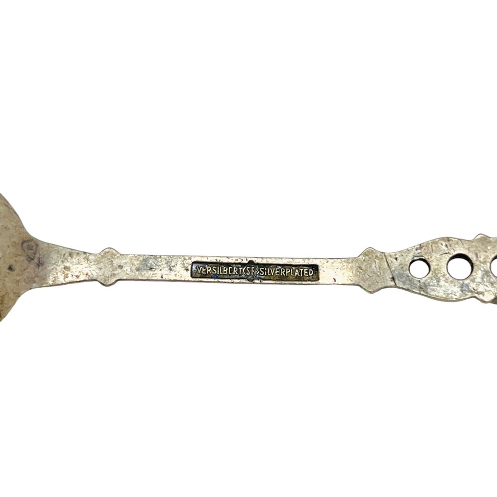 Vintage Versilbert Munchen Silver Plated Souvenir Spoon with Stein