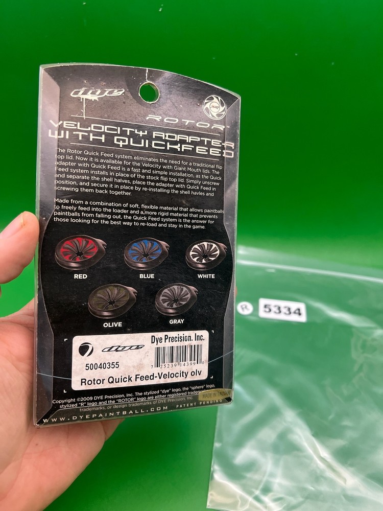 Dye Rotor Velocity Quick Feed Red