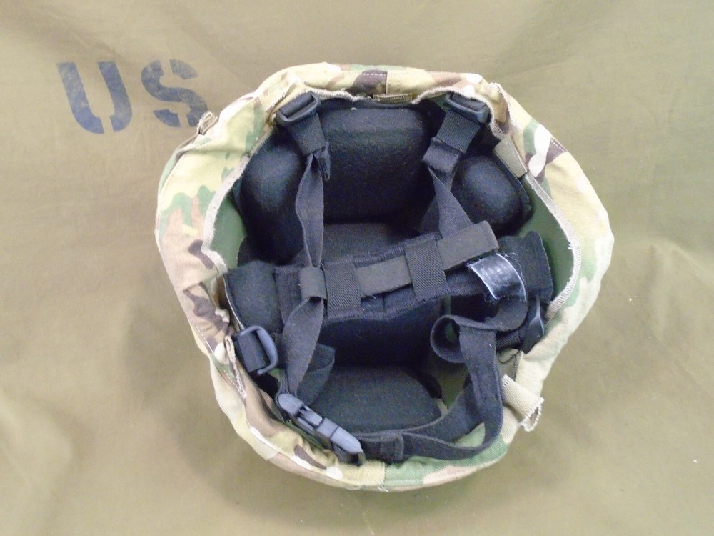 US Military Army MSA ACH Advanced Combat Helmet TC 2000 Size Medium M 4 166-D