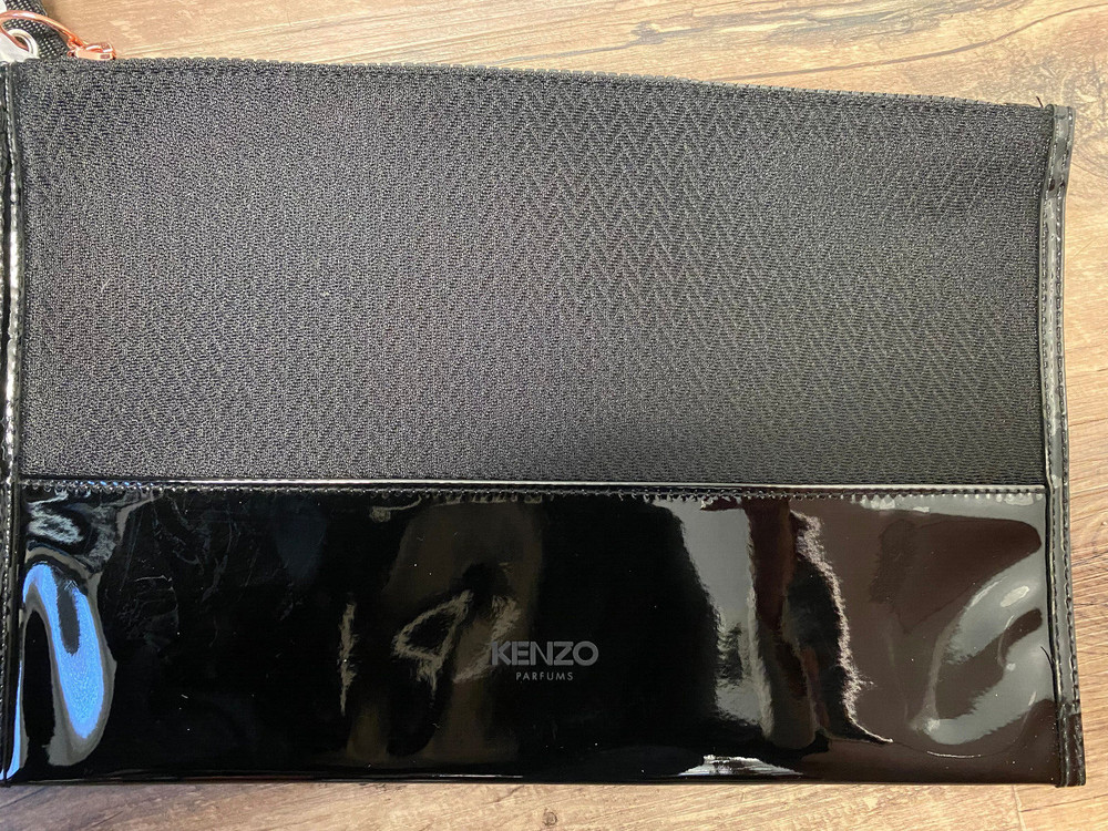 Kenzo Black Medium Sized Pouch/Wristlet