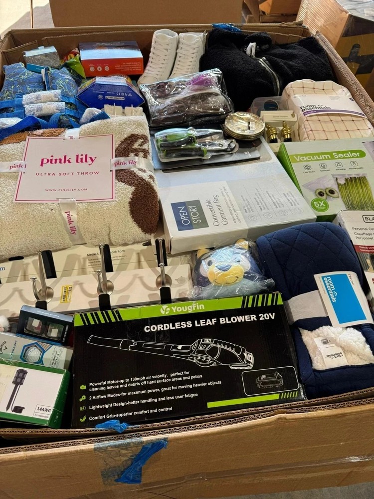 brand new liquidation box from Amazon and Target large