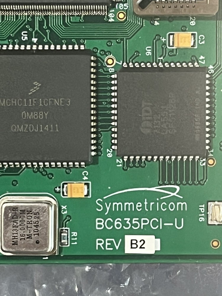Symmetricom BC635PCI-U PCI Time Frequency Processor Board