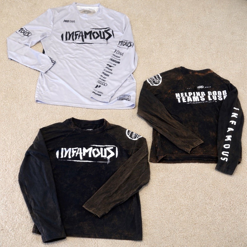 Infamous Paintball Shirts Large