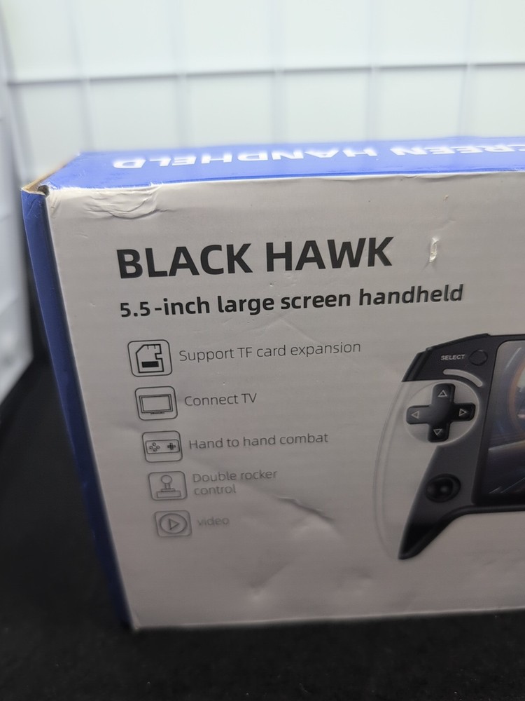 X-9 Black Hawk 5.5 In Large Screen Handheld Game system