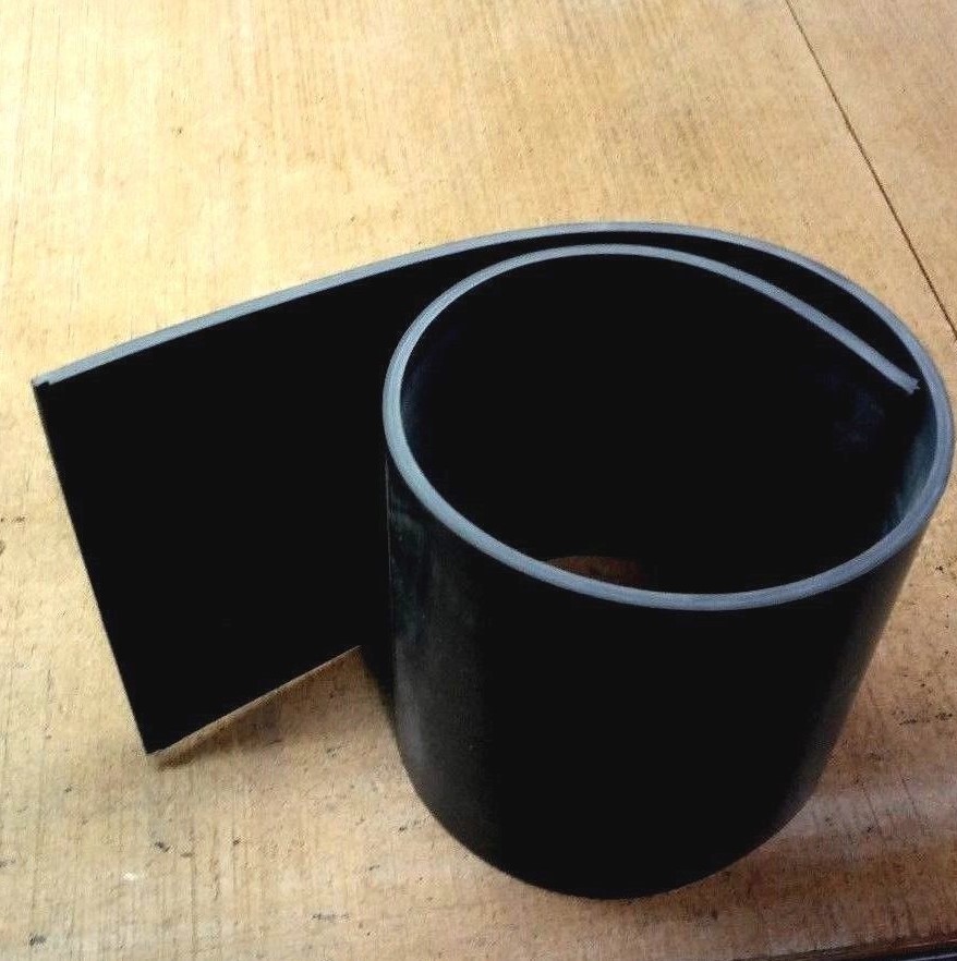 Neoprene Rubber Sheet Solid 1/4"Thick x 3" W x 36" L Strip 60 Duro Std Flex