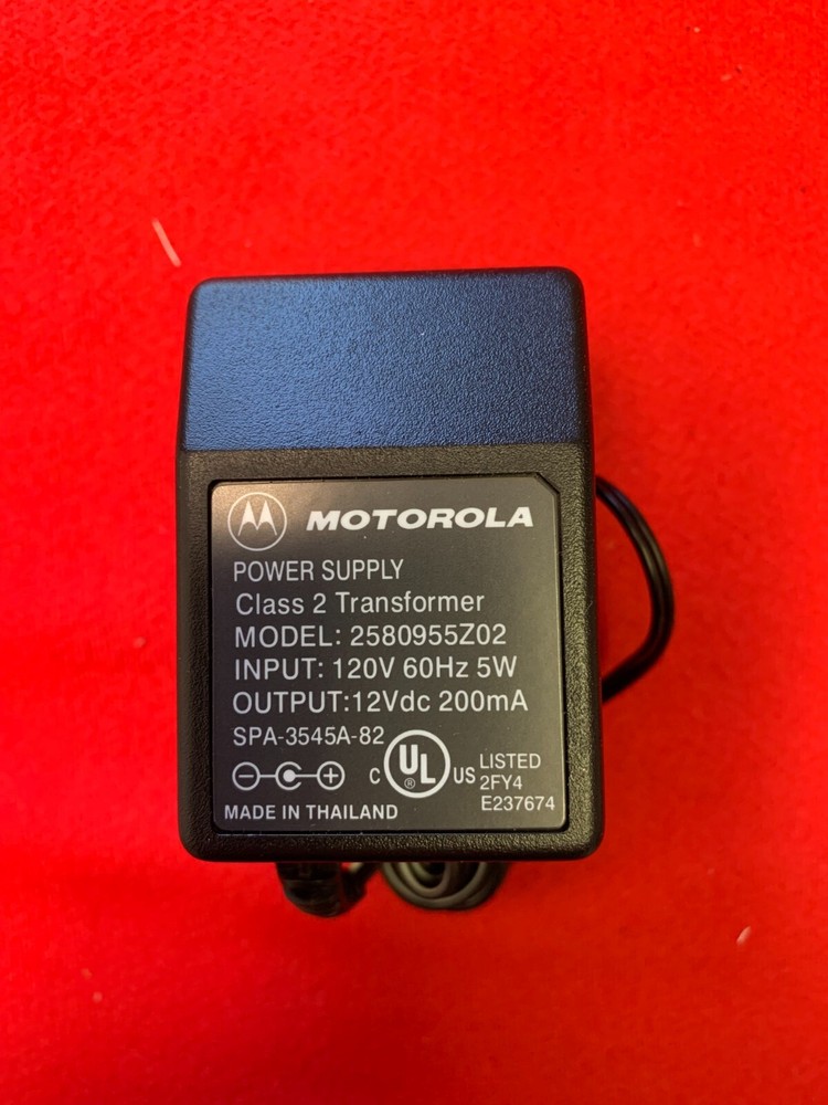 Motorola 2580955Z02 AC Power Supply