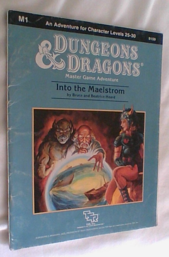"Into the Maelstrom" (TSR, 1985), D&D module M1, very good condition