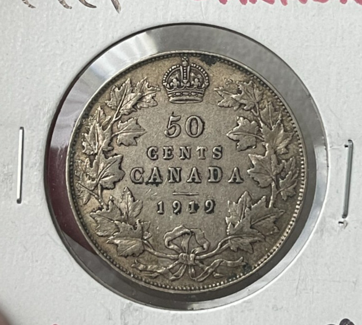1919 Canada 50 Cents - Silver L2
