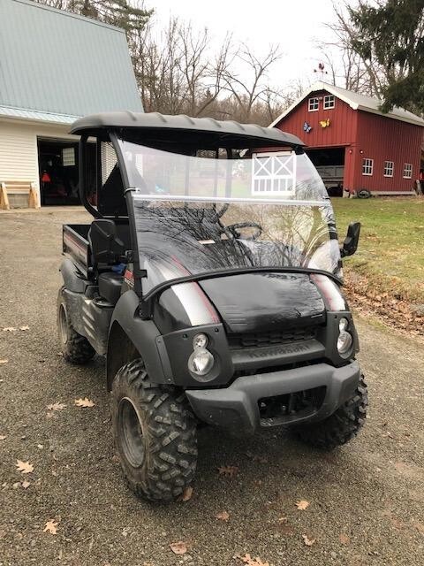 2017-25 Kawasaki Mule SX,XC Front Folding Fold Windshield -1/4 THICK!