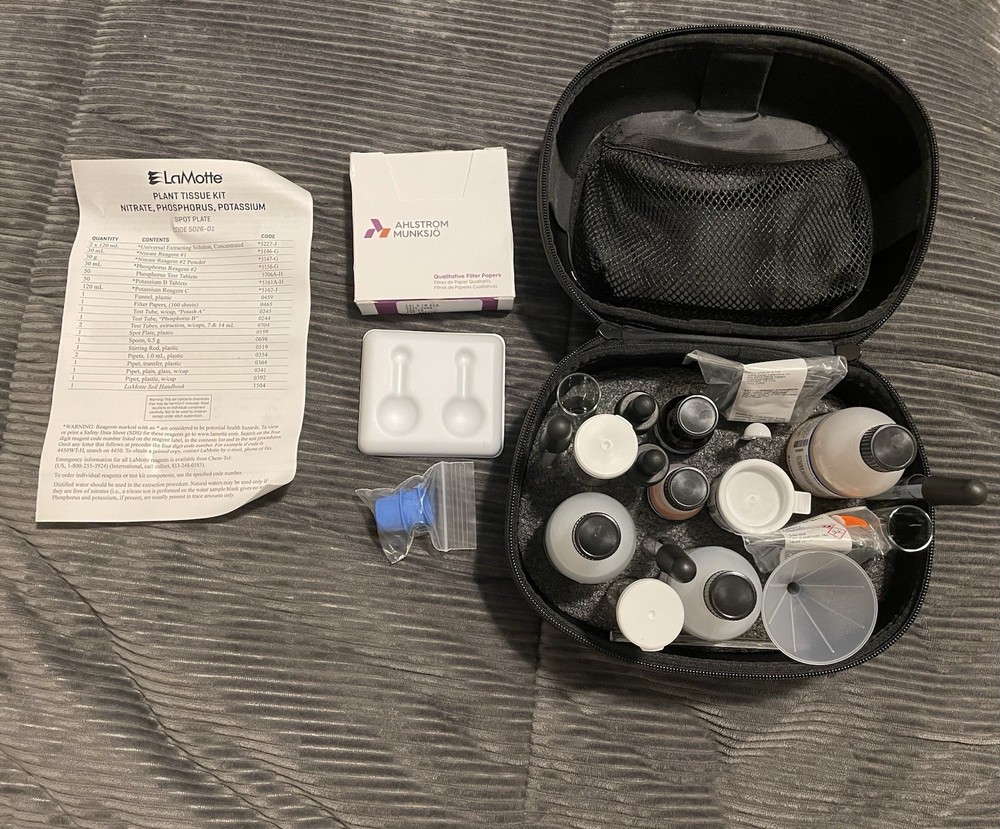 LaMotte Plant Tissue Macronutrient NPK Test Kit Code 5026-01