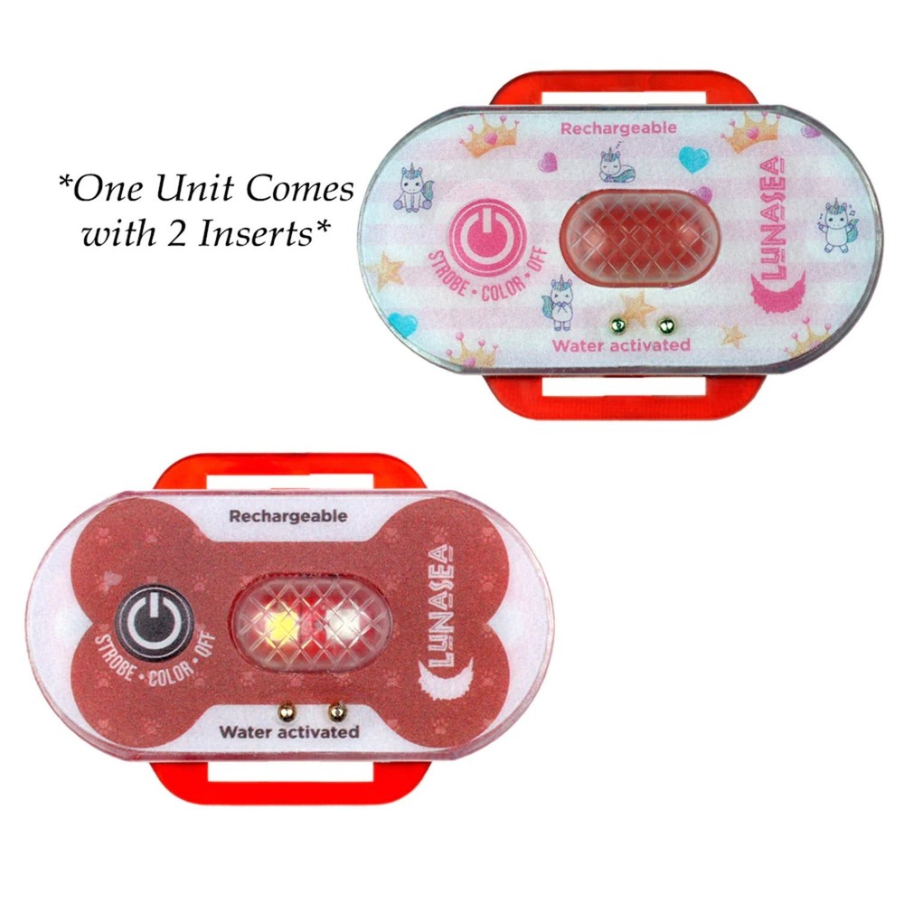 Lunasea Lighting LLB63RBE001 Water Activated Strobe Light Red