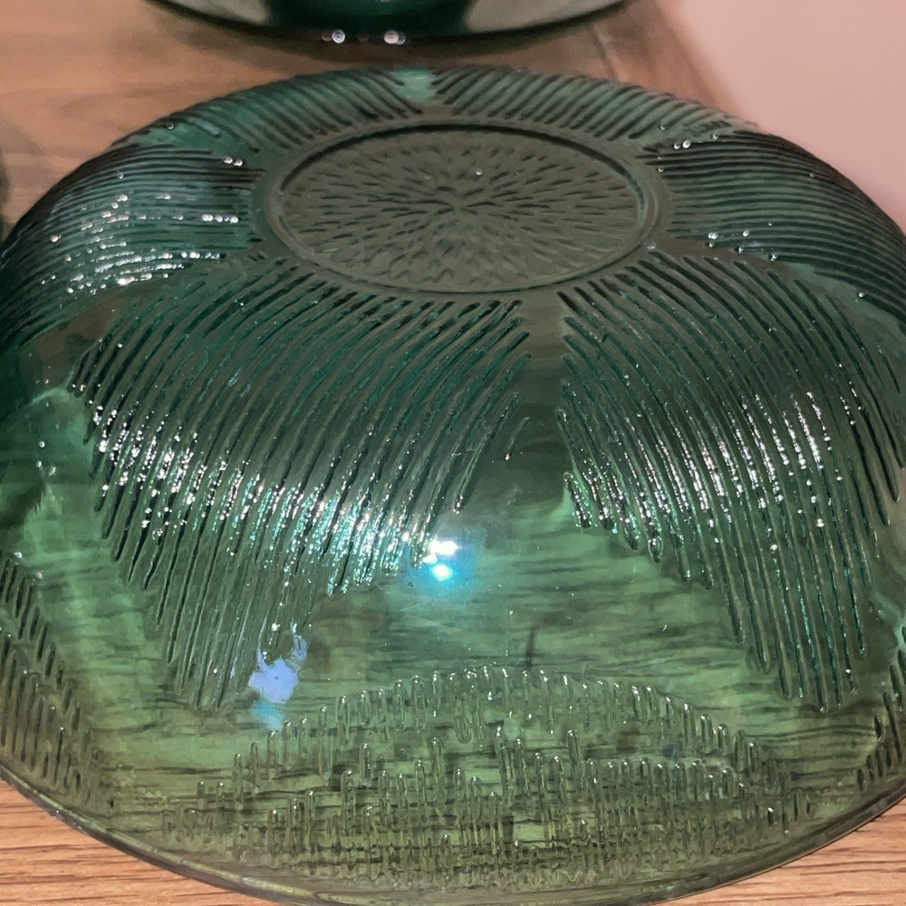 Fortecrisa Green Dinnerware Set 10 Pieces Vintage.