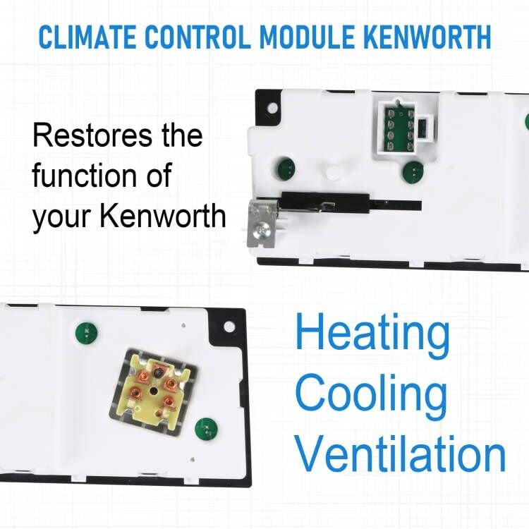 599-5511 A/C Climate Control Module Panel - Replacement for Kenworth W900 T800