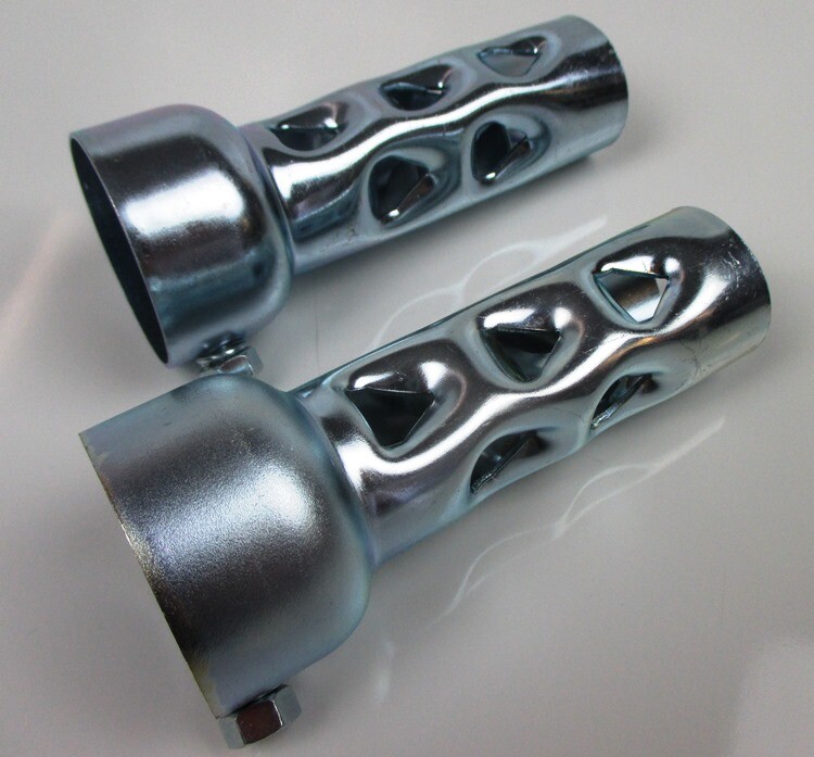 PAIR OF BAFFLES FOR 2" DIAMETER HARLEY DAVIDSON DRAG PIPES