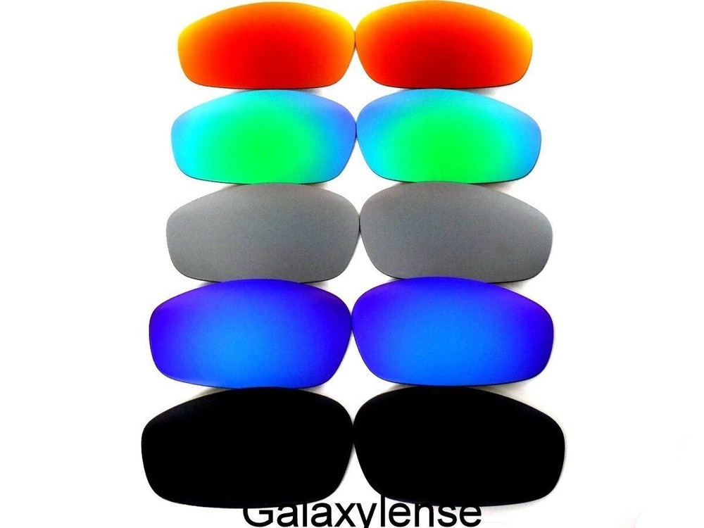 Replacement Lenses For Oakley Split Jacket Black&Blue&Silver&Green&Red 5Pair