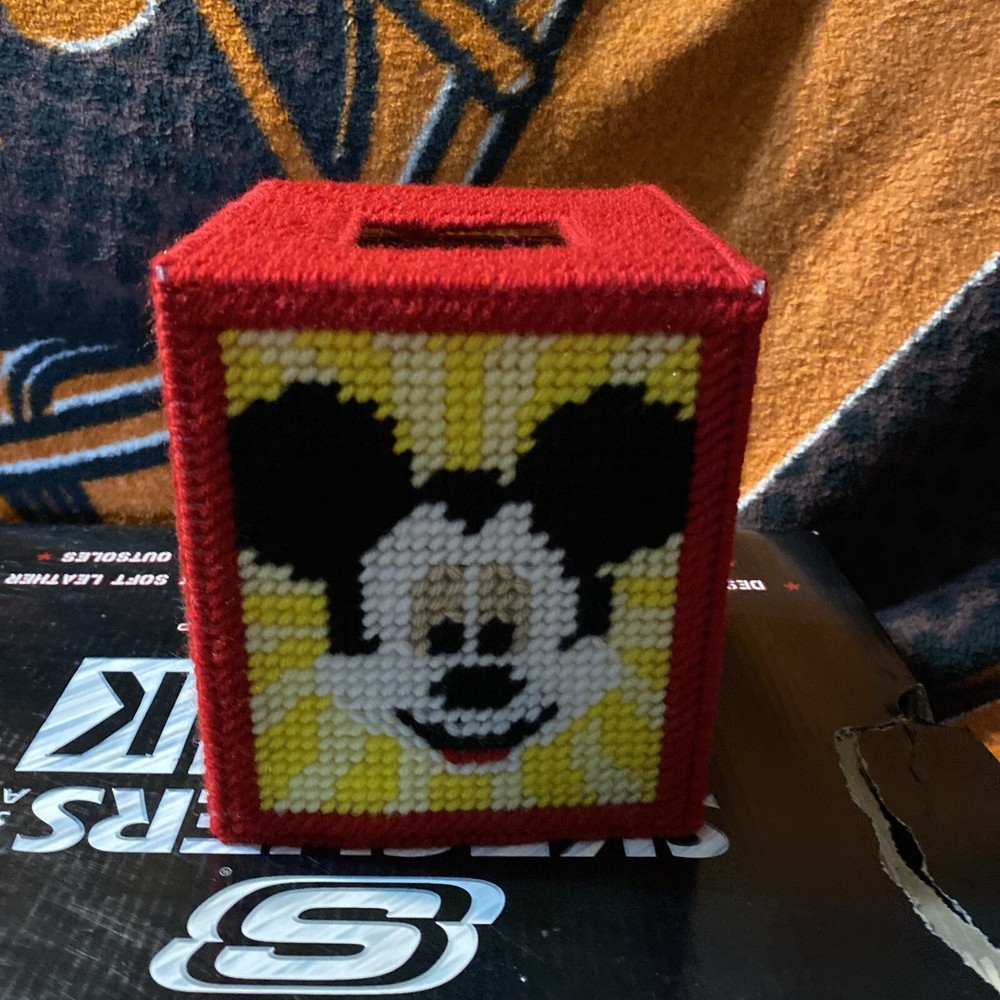 Mickey Mouse Tissue Cover Handmade New Plastic craft