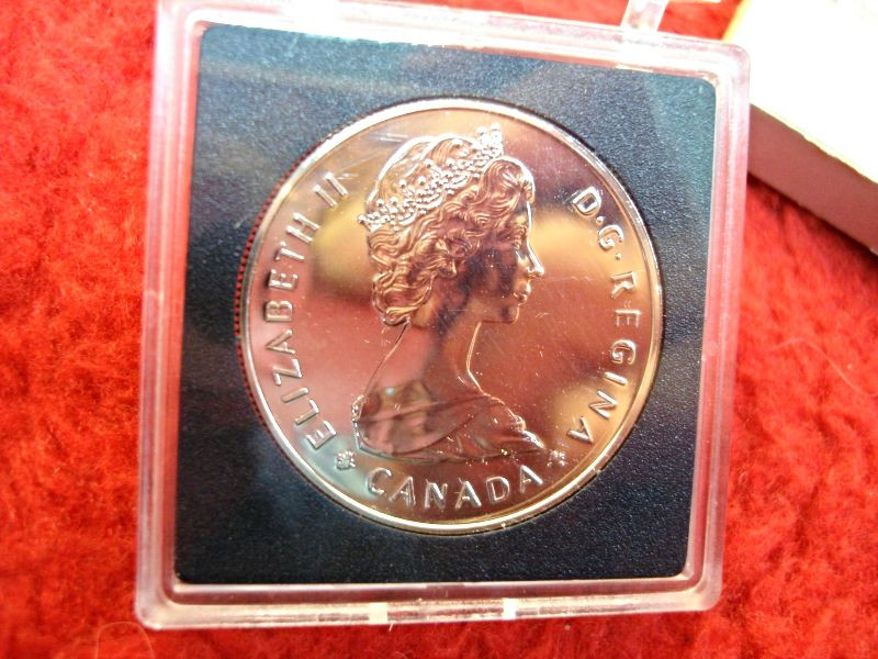 1985 CANADA NATIONAL PARKS PROOF SILVER DOLLAR - NICE ONE