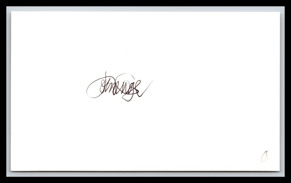 John Cage - Composer - 3x5 Card - Signed | Autograph (a)