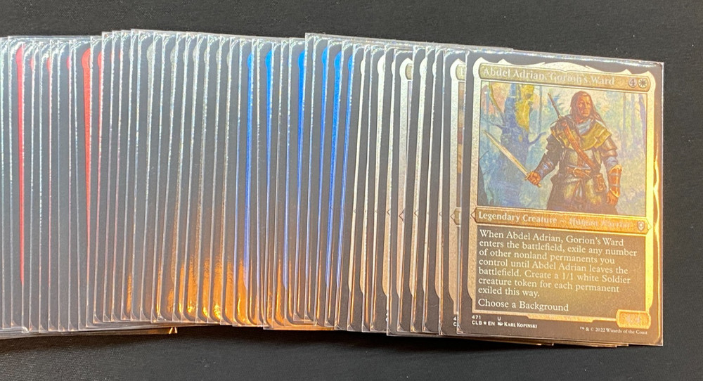 MTG Commander Legends Battle for Baldur's Gate – Etched Foil Complete Set