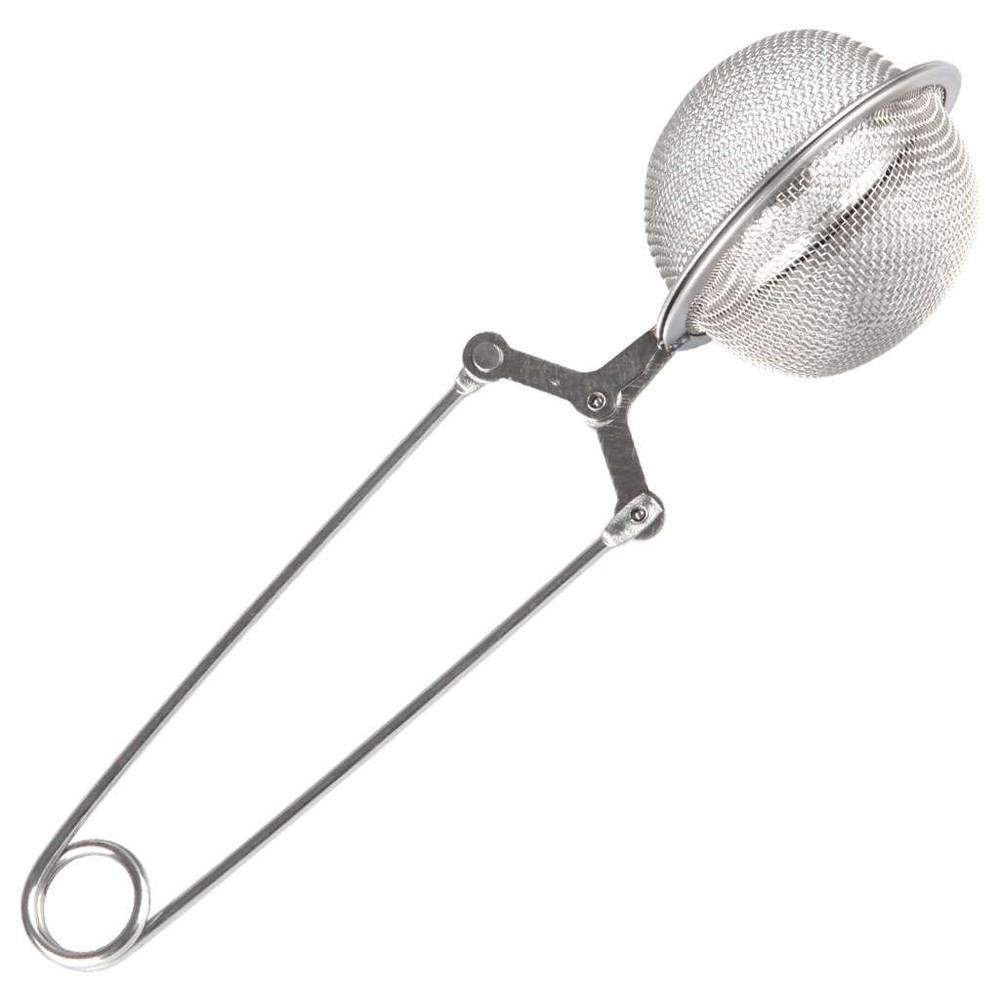 Stainless Steel Spoon Tea Leaves Herb Mesh Ball Infuser Filter Squeeze Strainer
