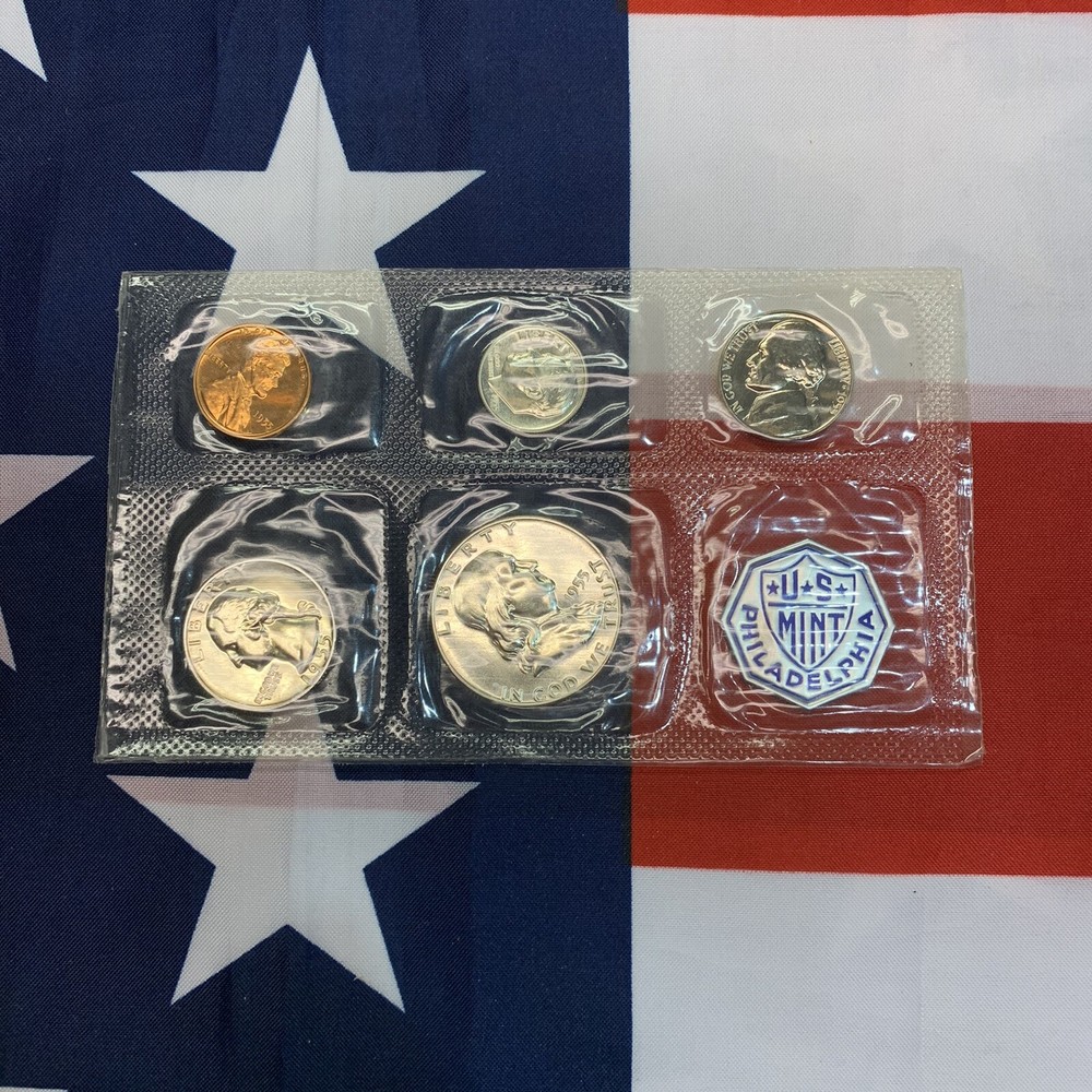 1955 PROOF SET. Flat Pack.