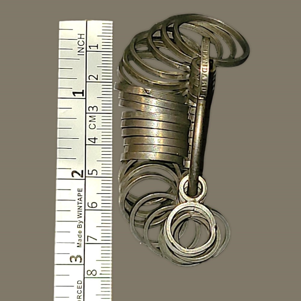 Universal Standard Metal Finger Ring Sizer