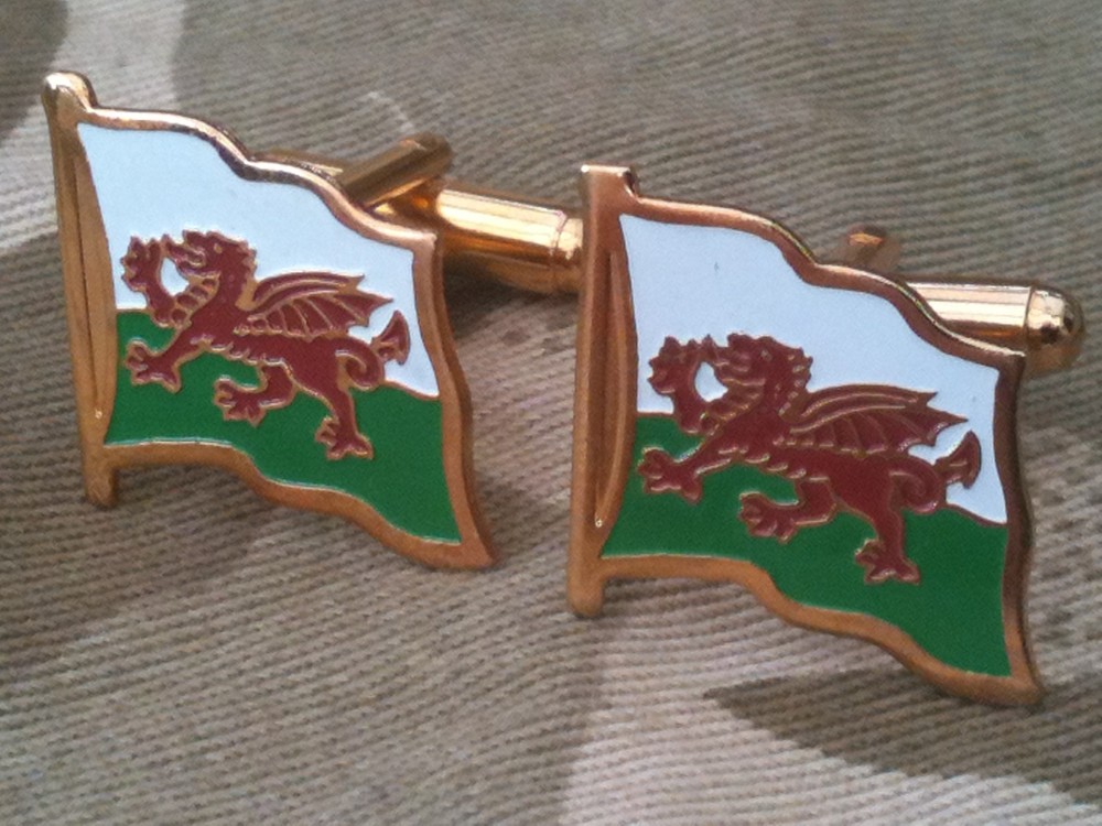 Welsh Flag Cufflinks Wales